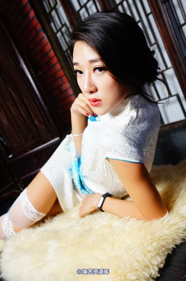 dk13美束馆 - 9.19-红袖白旗袍B-110P 第 69 张图片