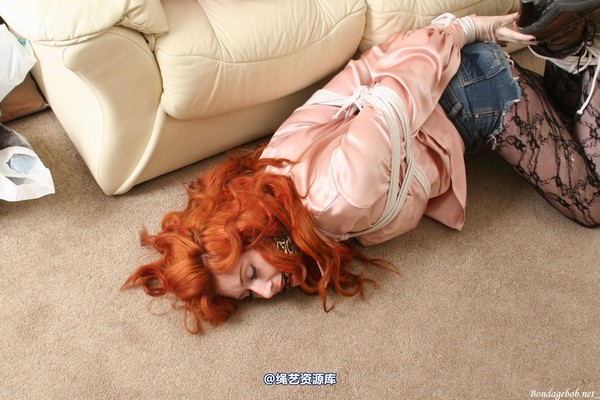 bondagebob - Cheryl Anne Red Head Hogtie 第 126 张图片