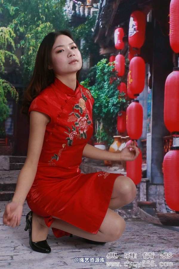 典雅倩影 - 247-雅卿红旗袍 第 34 张图片
