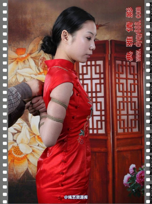 典雅倩影 - 223-映寒红旗袍 第 100 张图片