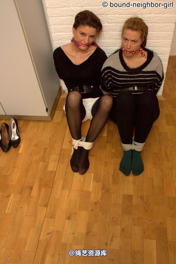 bound-neighbor-girl - Amy + Bella A - Tied up at the office 第 10 张图片