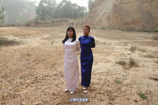胜景山庄 - 091-白蓝旗袍交合 第 20 张图片