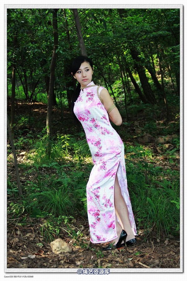 神艺缘 - 293-树林里的旗袍少女 第 8 张图片