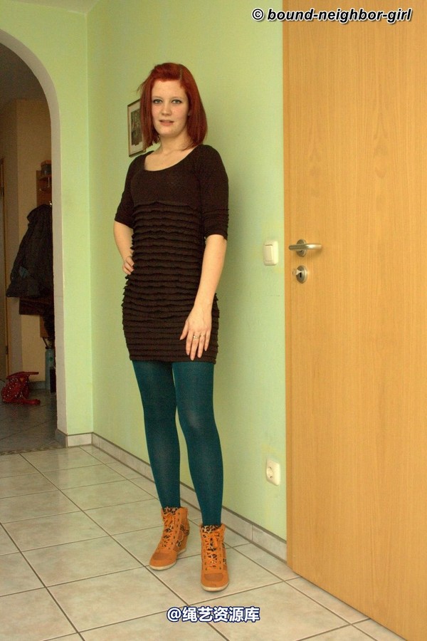 bound-neighbor-girl - Melina - Tied at home 1 第 1 张图片