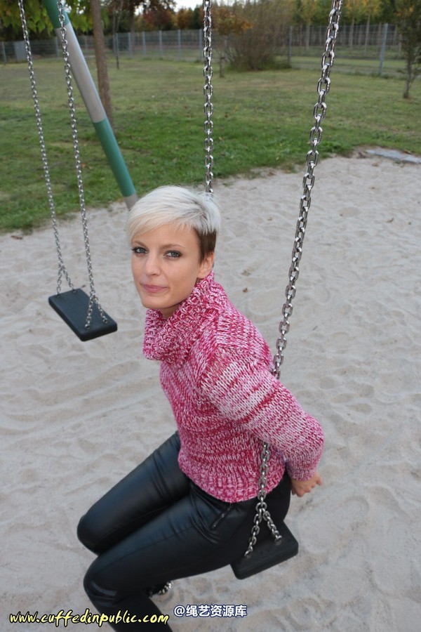 girlsinsteel - Handcuffed at the childs swing 第 44 张图片