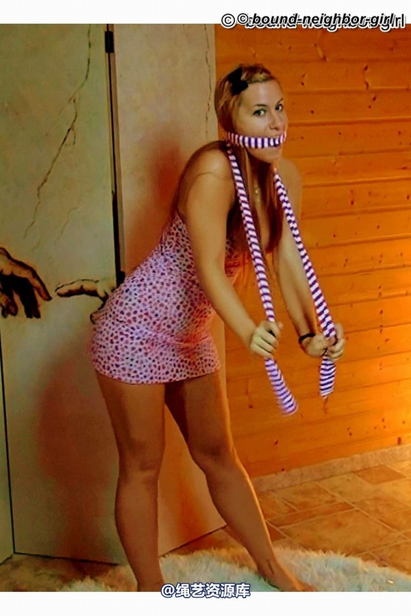 bound-neighbor-girl - Vera - Tied to the chair and the wife being selftied 第 20 张图片