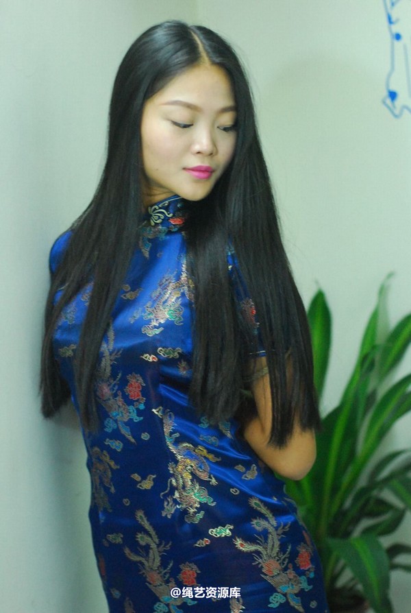 唯美之家 - 新模雅静蓝旗袍 第 169 张图片