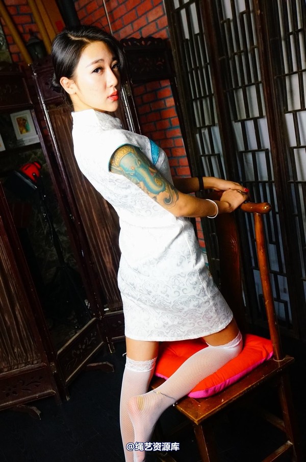 dk13美束馆 - 9.19-红袖白旗袍A-110P 第 96 张图片