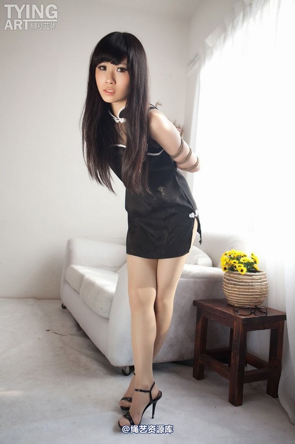 禁忌摄影 - No.097 Chinese Dress & Gag 1 - Yuko 第 1 张图片