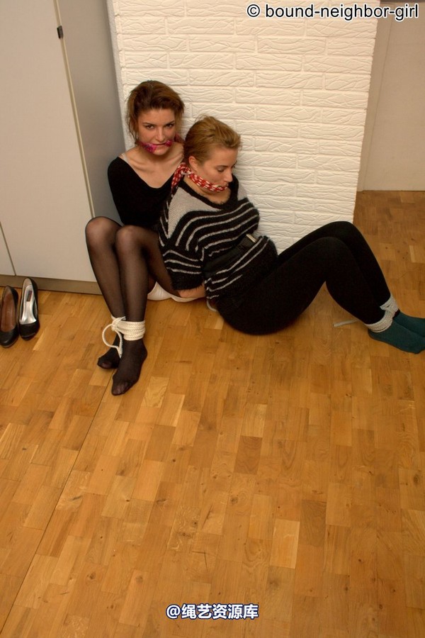 bound-neighbor-girl - Amy + Bella A - Tied up at the office 第 20 张图片