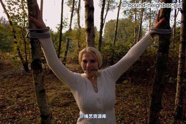 bound-neighbor-girl - Bambi - Tied up in the autumn woods Part 2 第 41 张图片
