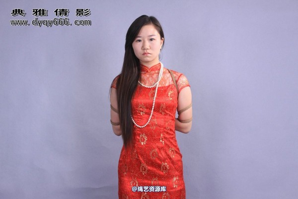 典雅倩影 - 056-书容旗袍捆绑 第 66 张图片