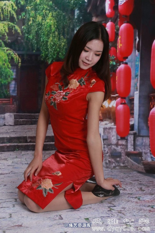 典雅倩影 - 247-雅卿红旗袍 第 36 张图片