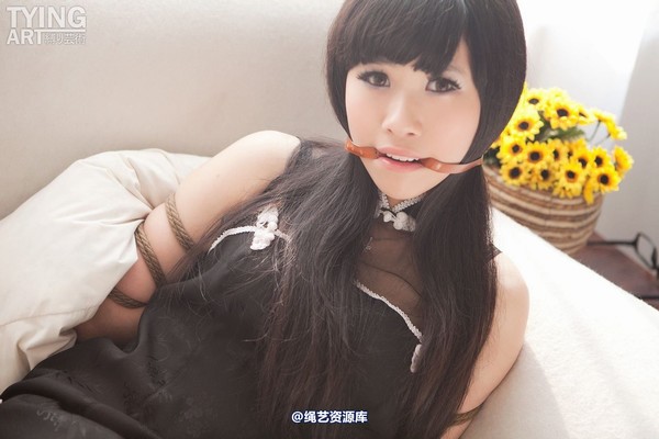 禁忌摄影 - NO.133 Chinese_Dress & Gag 2 - Yuko 第 18 张图片