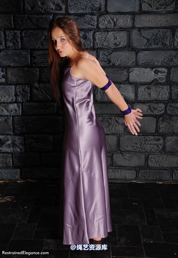 restrainedelegance - Ballgown Bondage Tutorial 第 19 张图片