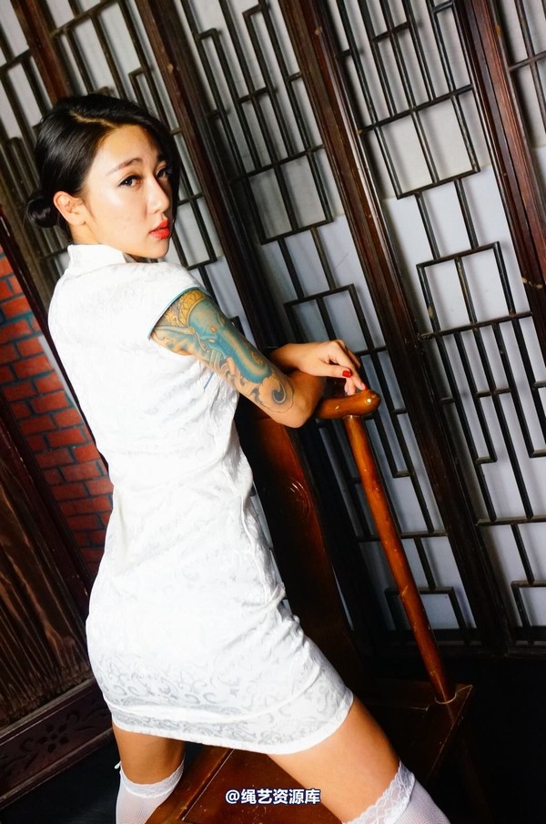 dk13美束馆 - 9.19-红袖白旗袍A-110P 第 81 张图片