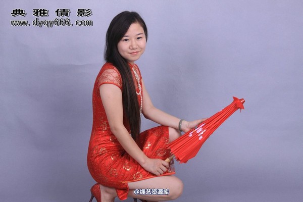 典雅倩影 - 056-书容旗袍捆绑 第 23 张图片
