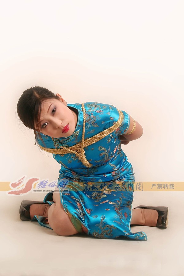 雅俗阁 - 20060405雅柔蓝色旗袍 第 53 张图片