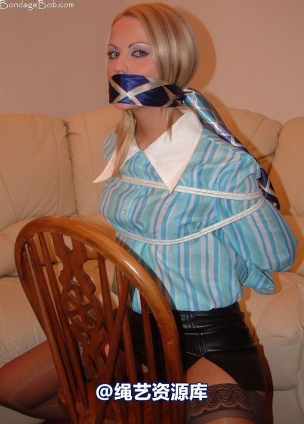 bondagebob - Jasmine Sinclair 70s chair tie 第 26 张图片