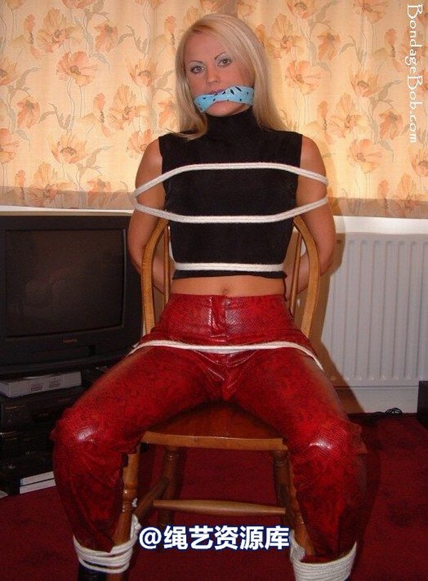 bondagebob - Jasmine Sinclair Chair tied 第 15 张图片