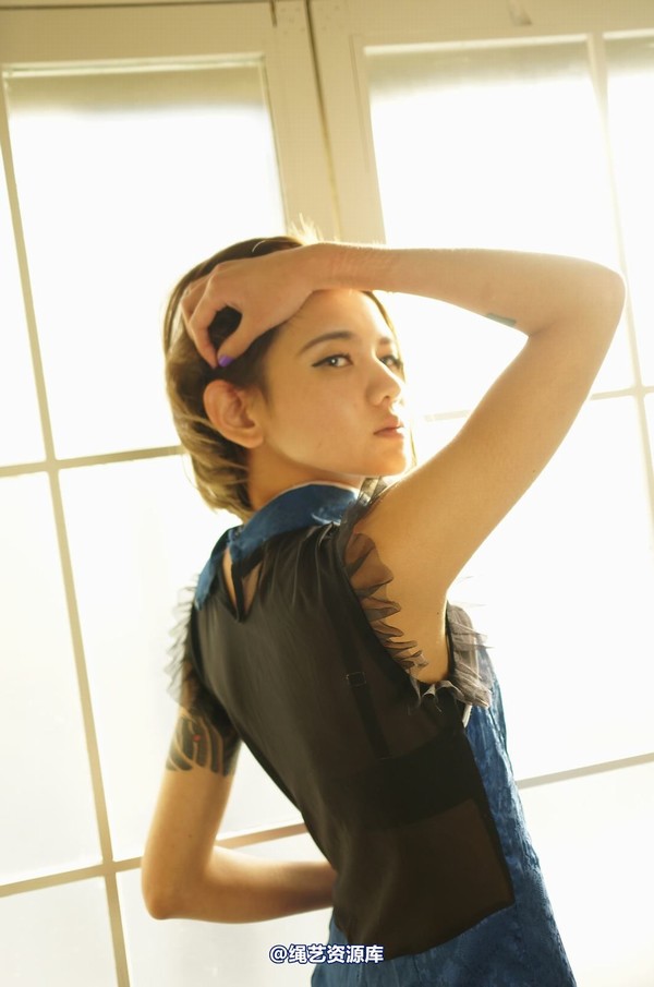 dk13美束馆 - 12.3-DJ蓝色中式旗袍装A-110P 第 46 张图片