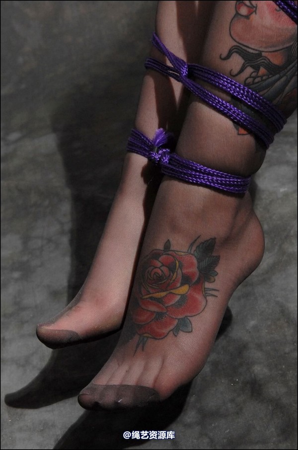 simplytied - Purple rope chair tie 第 29 张图片
