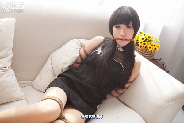 禁忌摄影 - No.097 Chinese Dress & Gag 1 - Yuko 第 17 张图片
