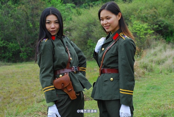 唯美之家 - 外拍军装三模特 第 333 张图片