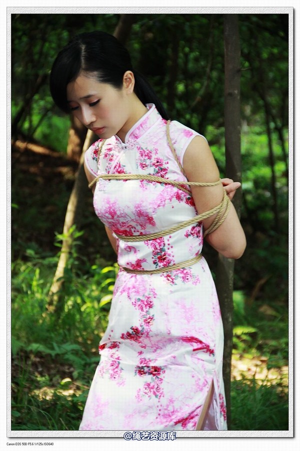 神艺缘 - 293-树林里的旗袍少女 第 50 张图片