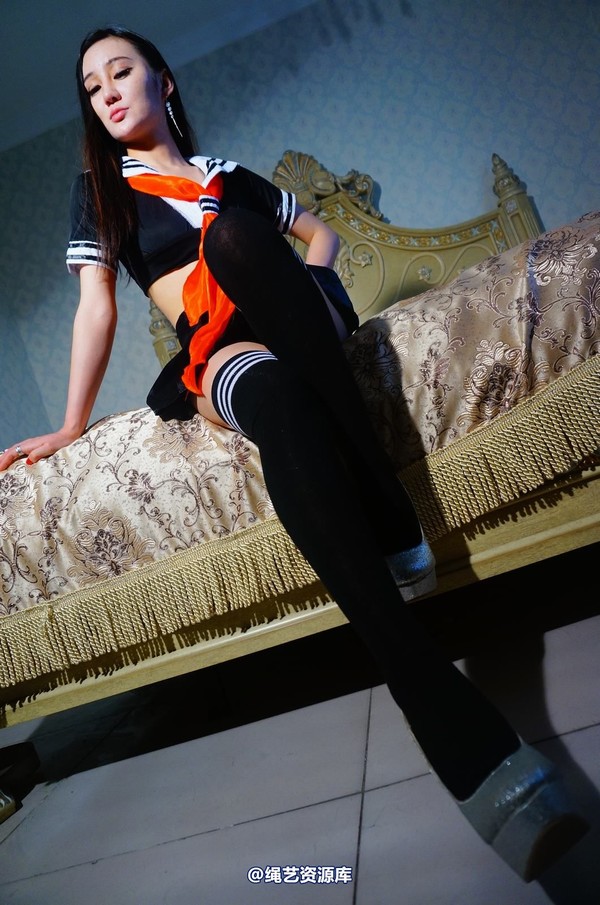 dk13美束馆 - 5.25-小溪黑色学生服2-120P 第 24 张图片