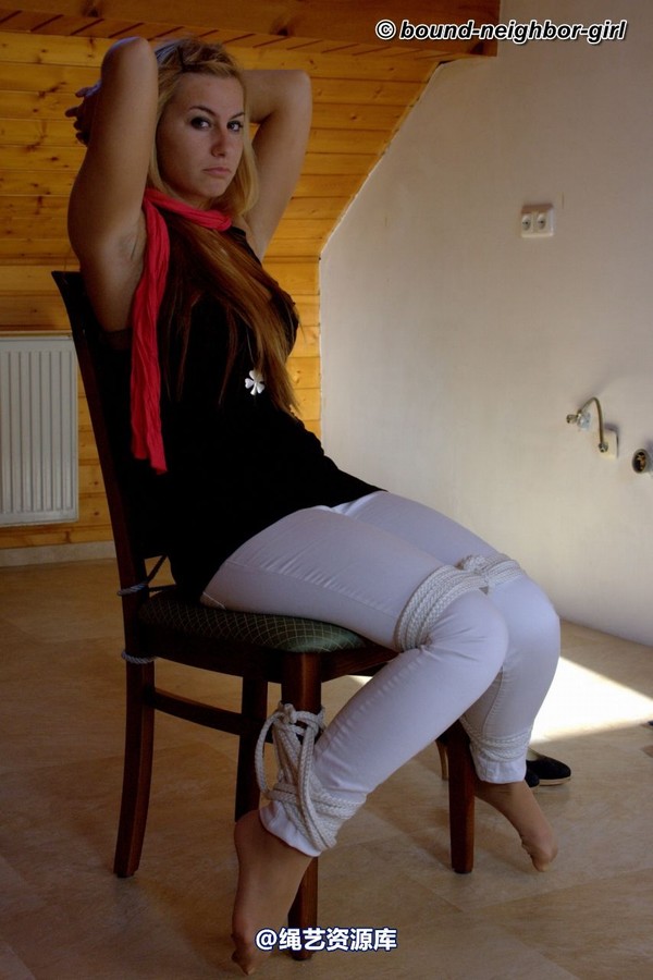 bound-neighbor-girl - Vera - Tied to the chair and the wife being selftied 第 2 张图片