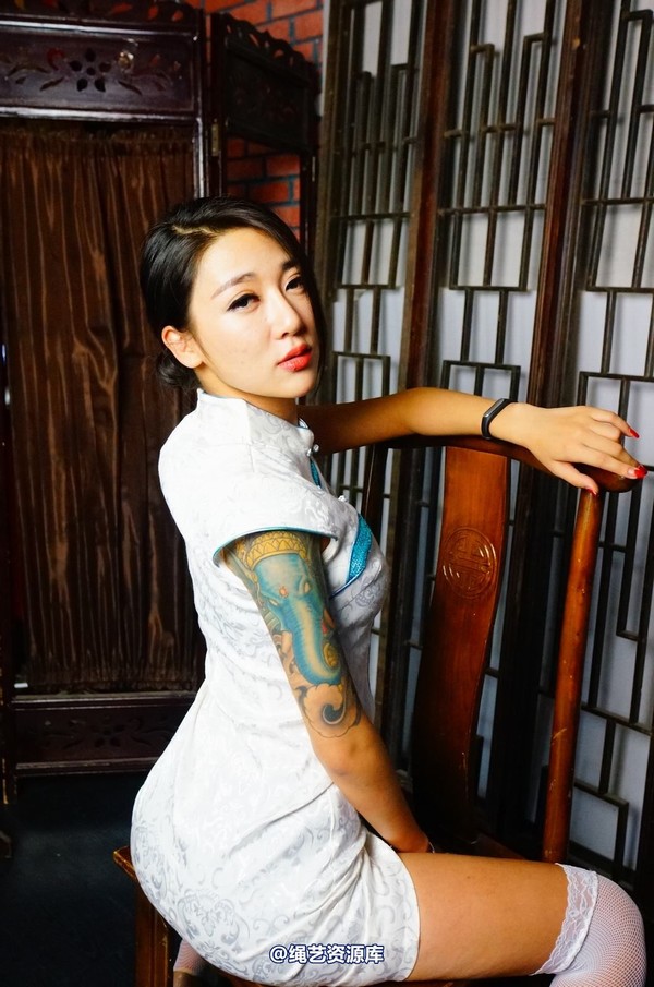 dk13美束馆 - 9.19-红袖白旗袍A-110P 第 86 张图片