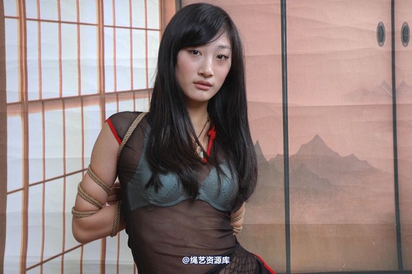 唯美之家 - 梦涵黑色透视装 第 99 张图片