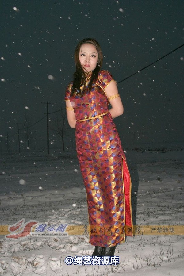 雅俗阁 - 20080408雪中拍雅琳雪儿 第 4 张图片