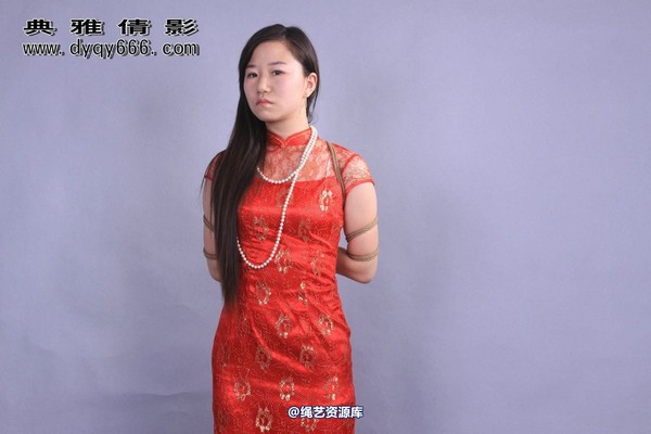 典雅倩影 - 056-书容旗袍捆绑 第 63 张图片