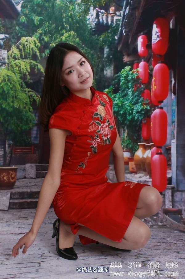 典雅倩影 - 247-雅卿红旗袍 第 35 张图片