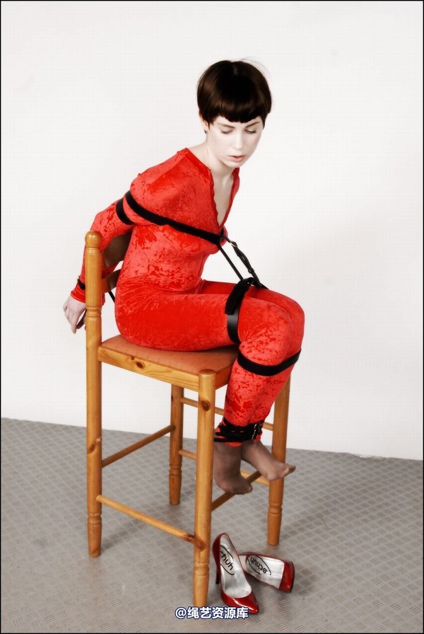 simplytied - Fawnya Red catsuit part 2 第 38 张图片
