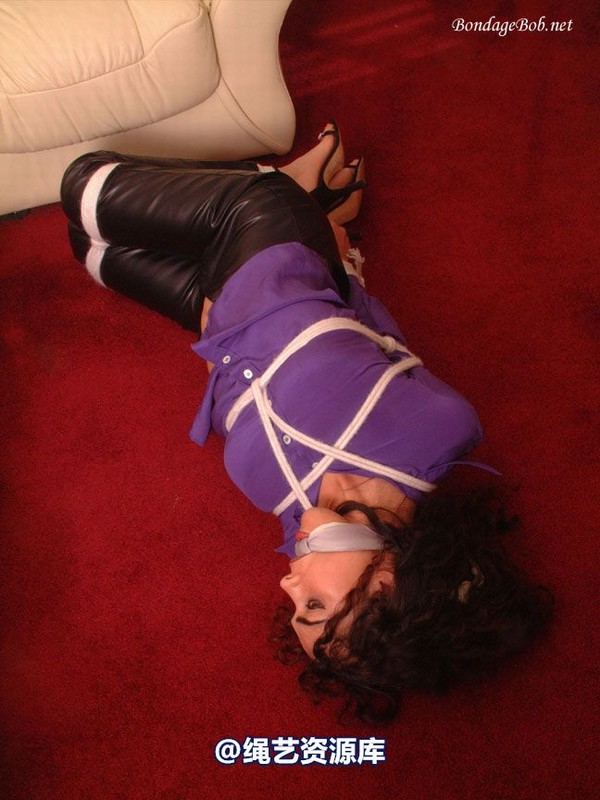 bondagebob - Robyn Leather pant hogtie 第 66 张图片