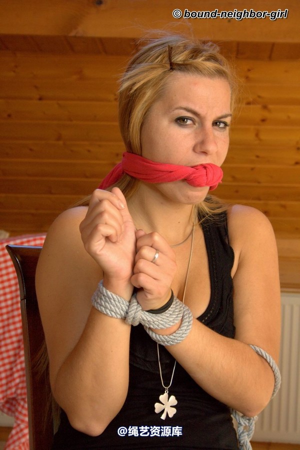 bound-neighbor-girl - Vera - Tied to the chair and the wife being selftied 第 13 张图片