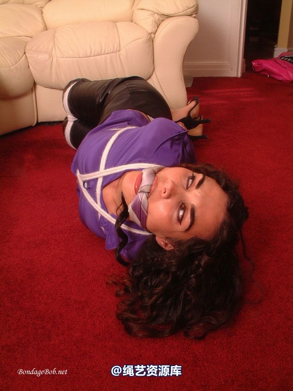bondagebob - Robyn Leather pant hogtie 第 87 张图片