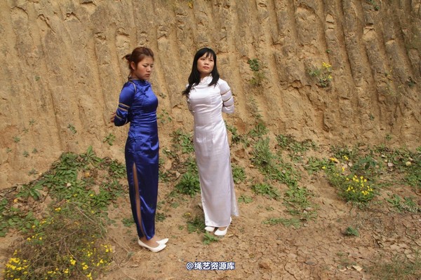 胜景山庄 - 091-白蓝旗袍交合 第 30 张图片