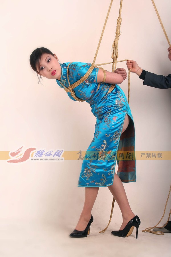 雅俗阁 - 20060405雅柔蓝色旗袍 第 62 张图片
