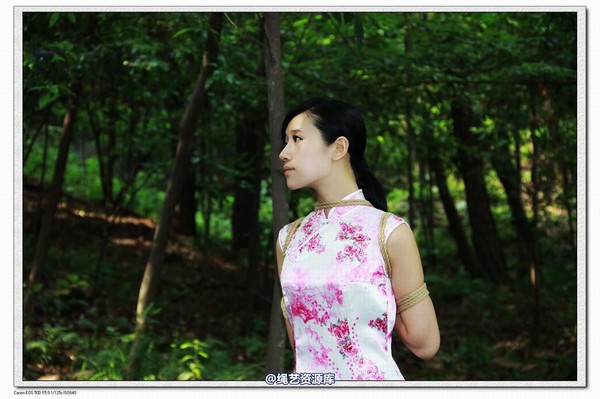 神艺缘 - 293-树林里的旗袍少女 第 15 张图片