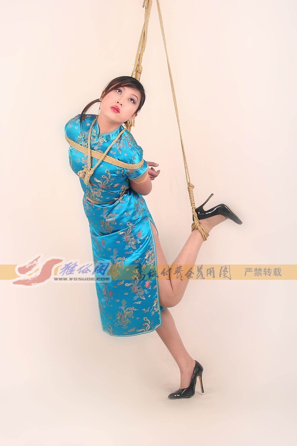 雅俗阁 - 20060405雅柔蓝色旗袍 第 64 张图片