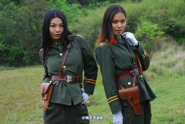 唯美之家 - 外拍军装三模特 第 339 张图片