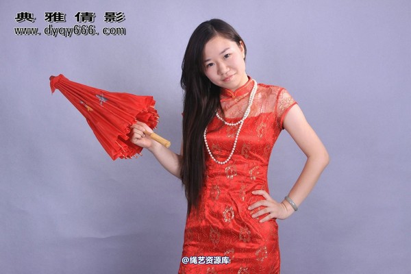典雅倩影 - 056-书容旗袍捆绑 第 92 张图片