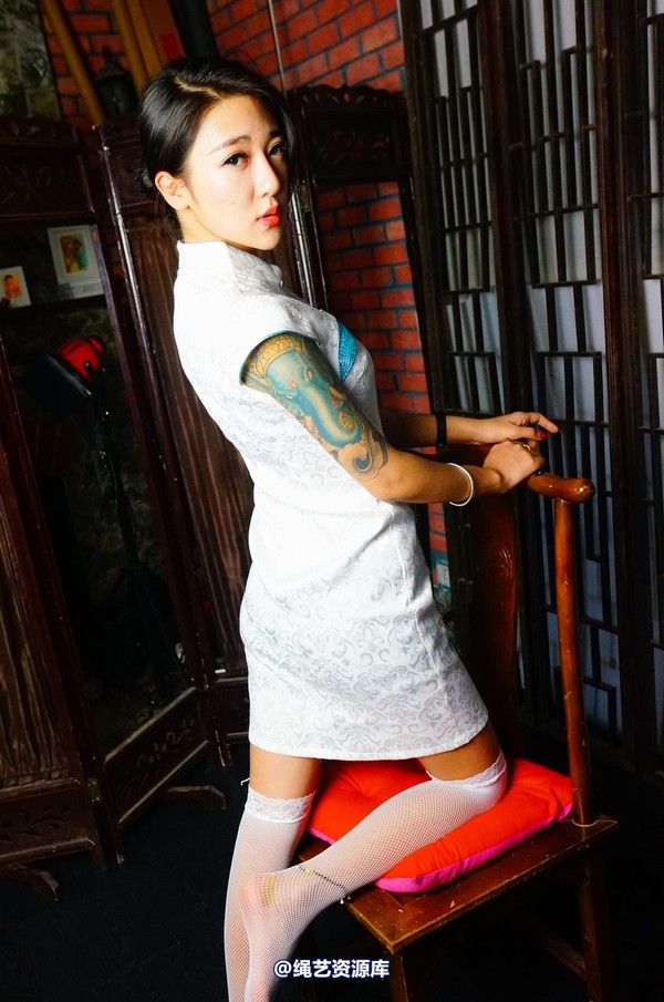 dk13美束馆 - 9.19-红袖白旗袍A-110P 第 94 张图片