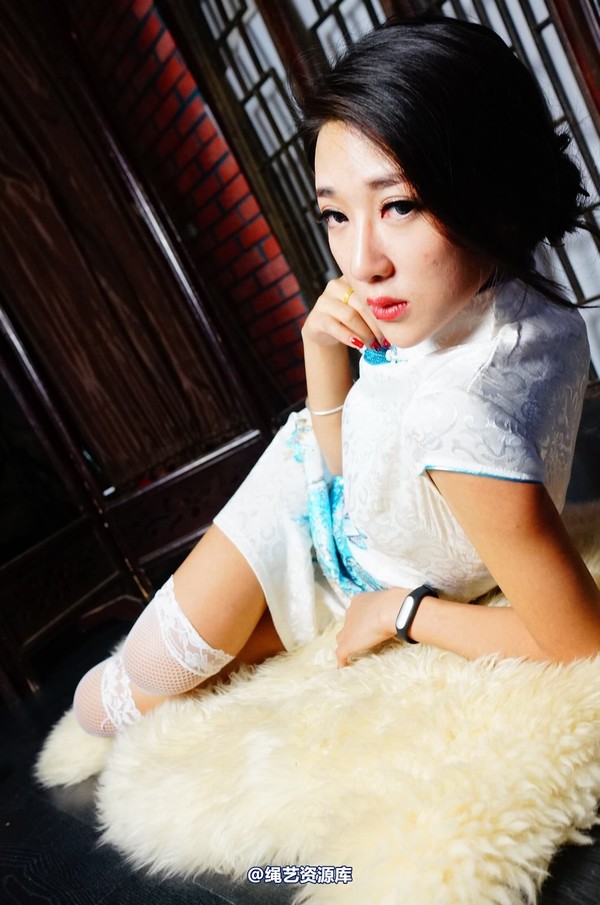 dk13美束馆 - 9.19-红袖白旗袍B-110P 第 71 张图片