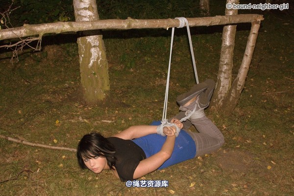bound-neighbor-girl - Nadine - In the woods alone 第 10 张图片
