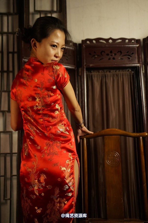 dk13美束馆 - 1.8-欢欢红旗袍b-120P 第 61 张图片